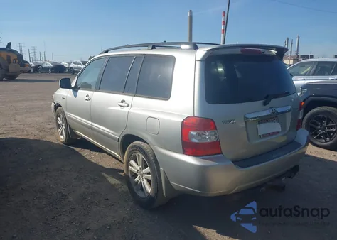 2006 Toyota Highlander Hybrid Limited V6 z USA, uszkodzony, nr VIN JTEDW21A060008929